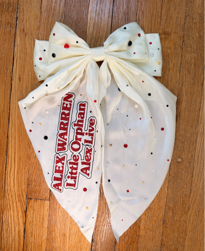 Alex Warren "Little Orphan Alex Live" Concert Hair Bow