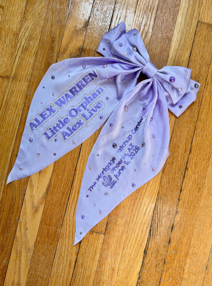 Alex Warren "Little Orphan Alex Live" Concert Hair Bow