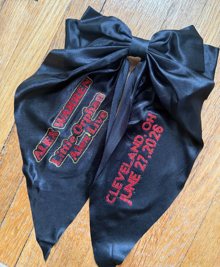 Alex Warren "Little Orphan Alex Live" Concert Hair Bow