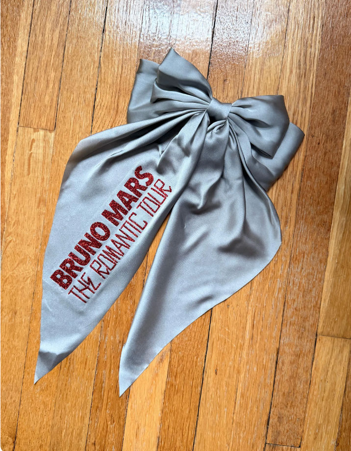 Bruno Mars "The Romantic Tour" Concert Hair Bow