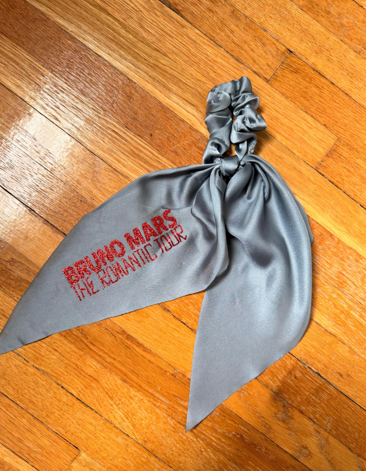 Bruno Mars "The Romantic Tour" Concert Hair Scrunchie