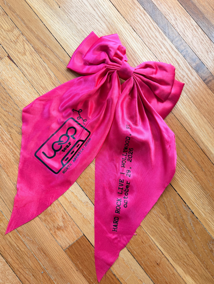 Ed Sheeran "Loop" Tour Concert Hair Bow
