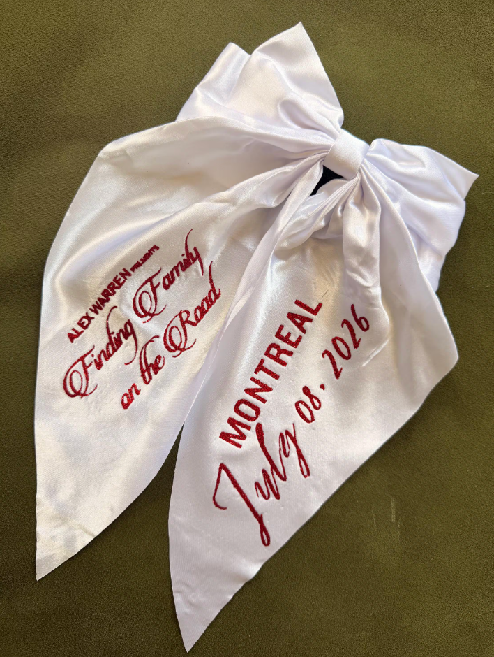 Alex Warren "Finding Family on the Road" Concert Hair Bow