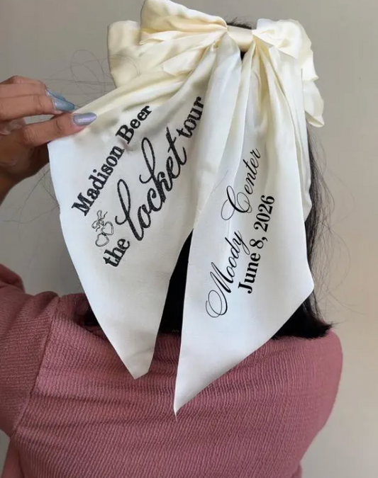 Madison Beer "The Locket Tour" Concert Hair Bow